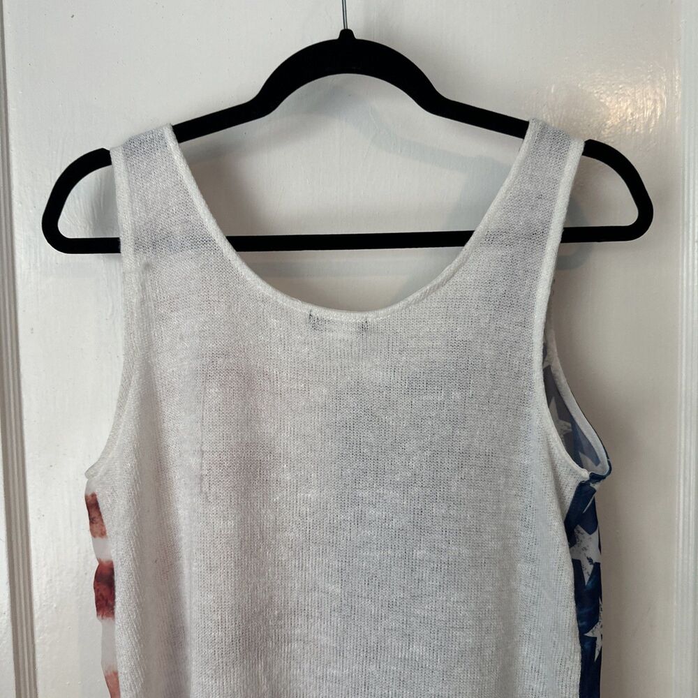 Venus American Flag Tank Womens Medium 4th Of July USA - Picture 7 of 10